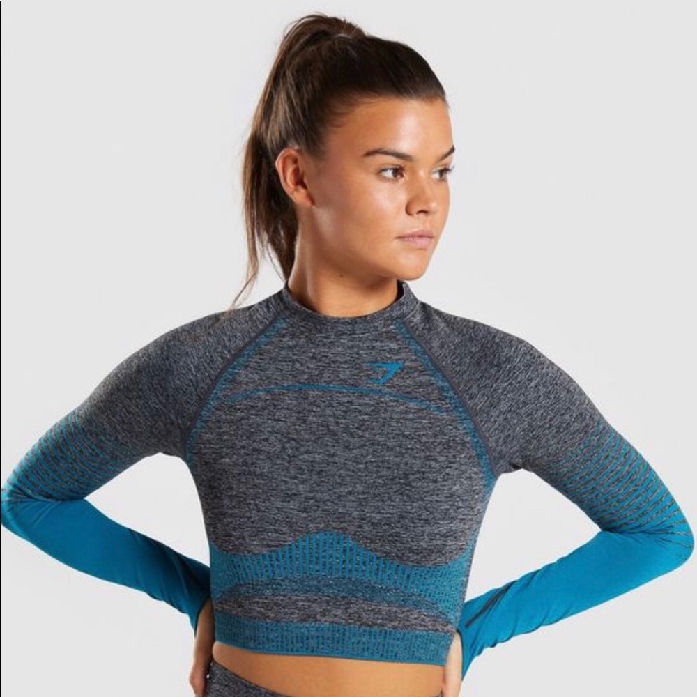 Gymshark Amplify Seamless Long Sleeve Crop Too